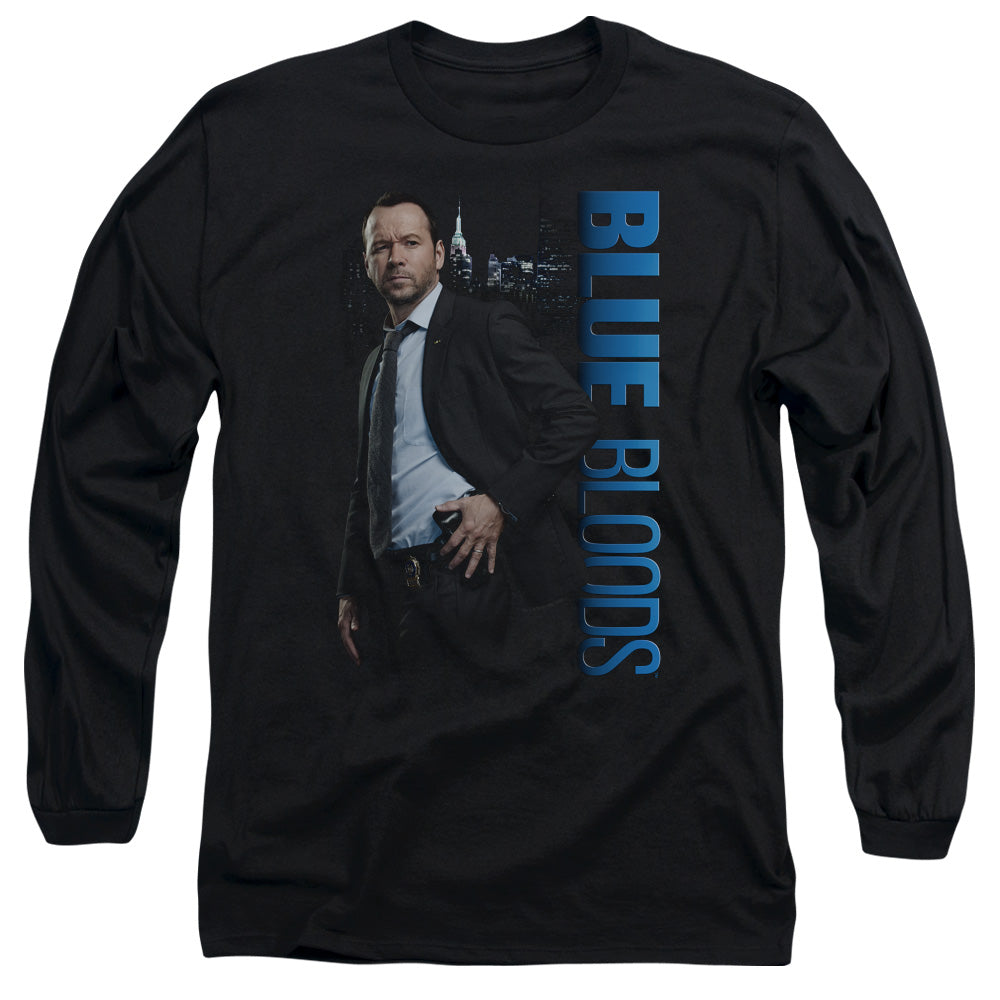 Blue Bloods Danny Mens Long Sleeve Shirt Black Officially Licensed