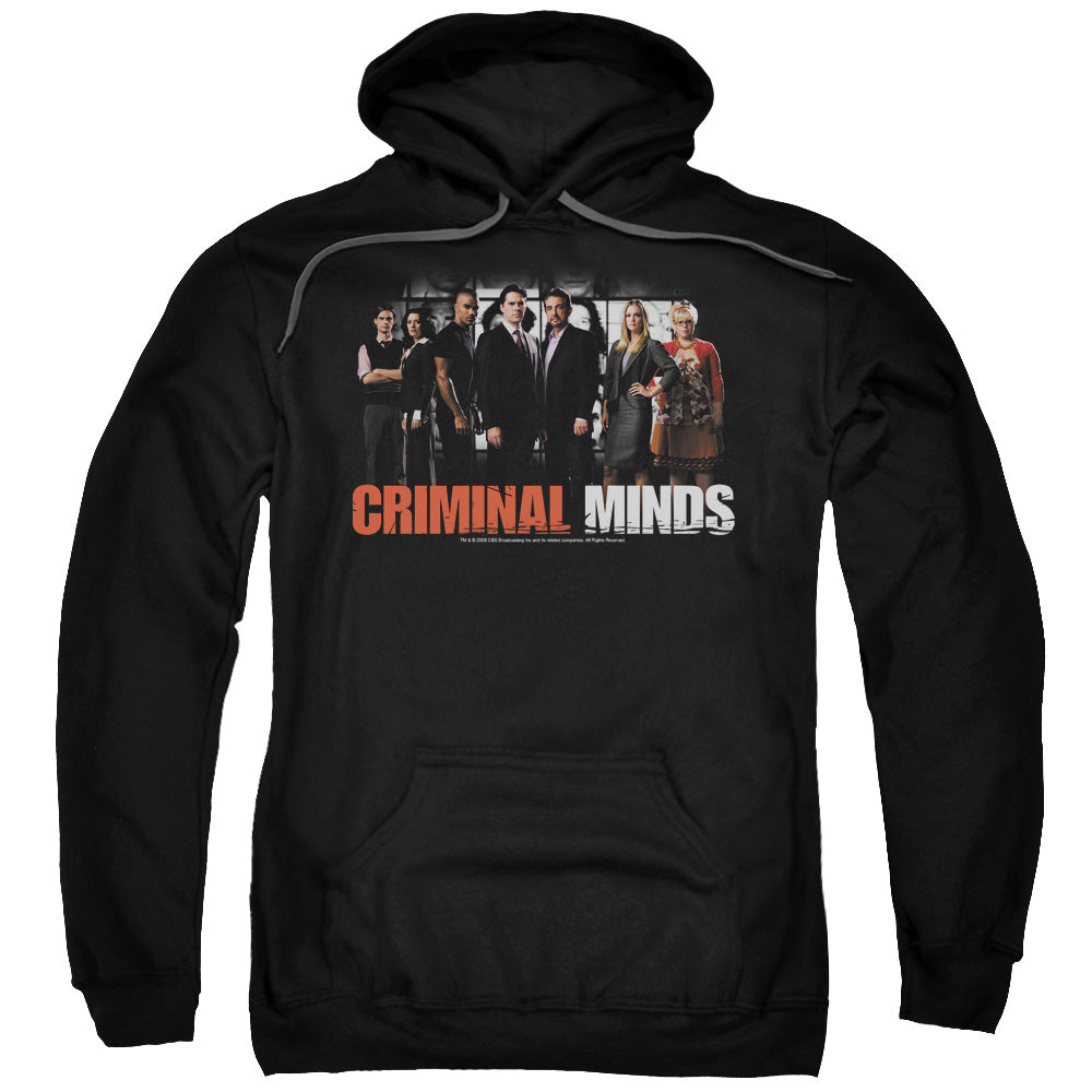 Criminal Minds The Brain Trust Mens Hoodie Black Officially Licensed