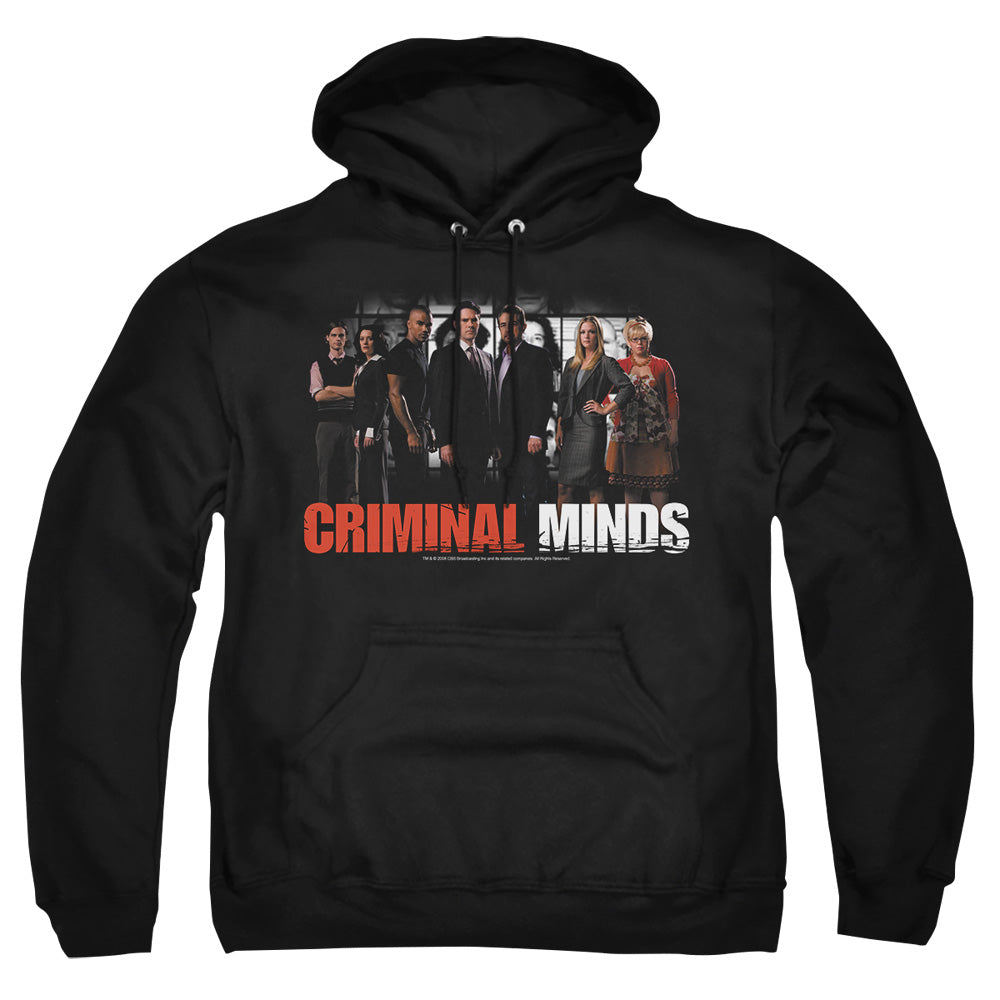 Criminal Minds The Brain Trust Mens Hoodie Black Officially Licensed