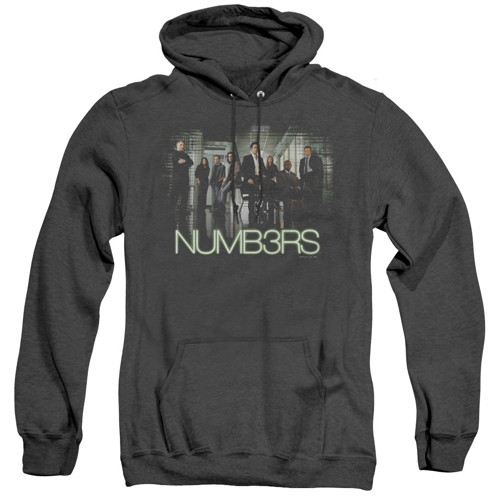 Numb3rs Numbers Cast Heather Mens Hoodie Black Officially Licensed