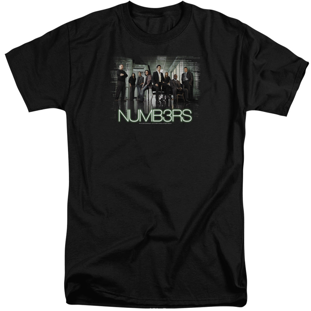 Numb3Rs Numbers Cast Mens Tall T Shirt Black Officially Licensed