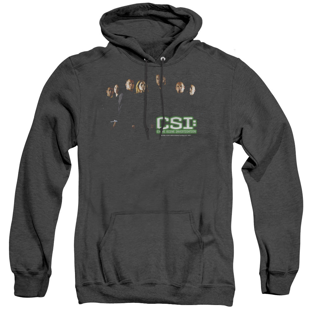 Csi Shadow Cast Mens Heather Hoodie Black Officially Licensed