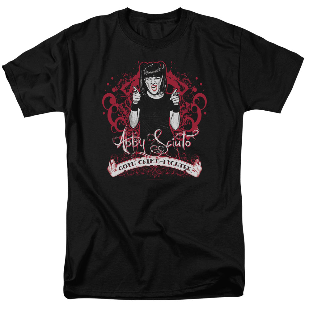 Ncis Goth Crime Fighter Mens T Shirt Black Officially Licensed