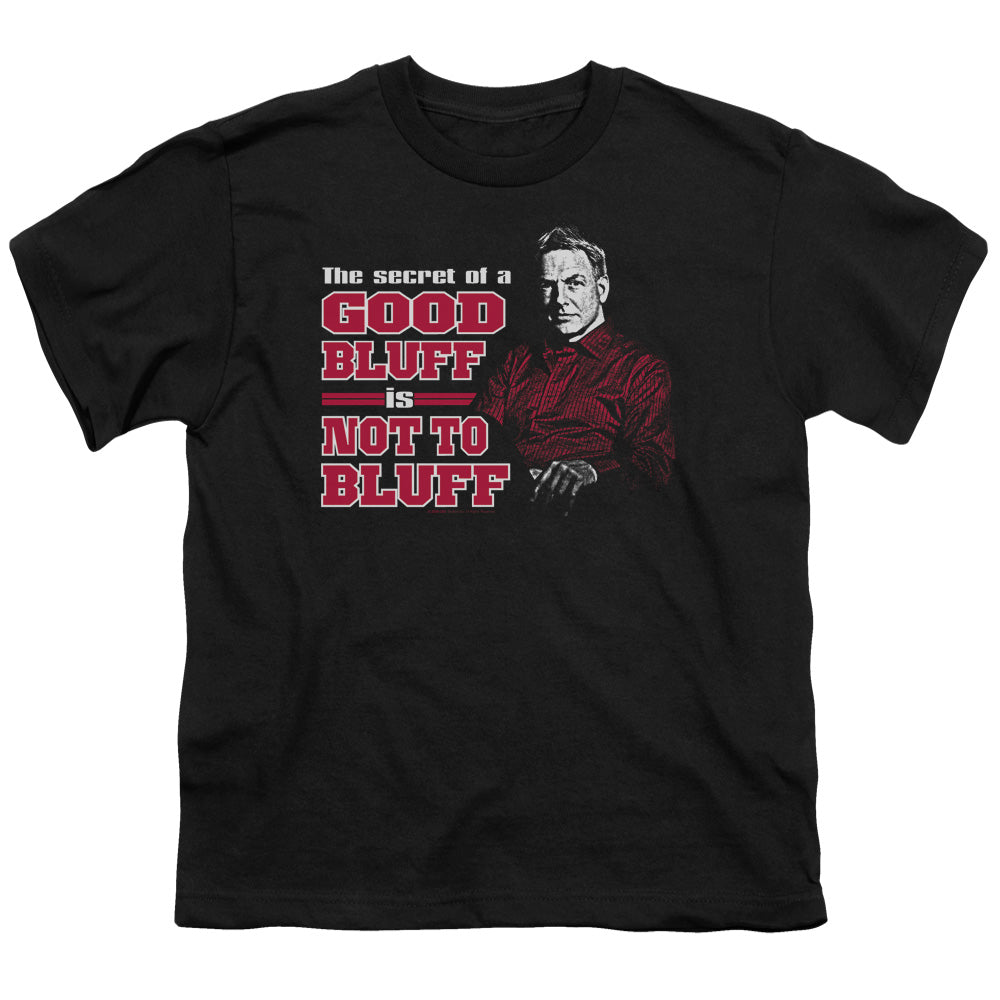 Ncis No Bluffing Kids Youth T Shirt Black Officially Licensed
