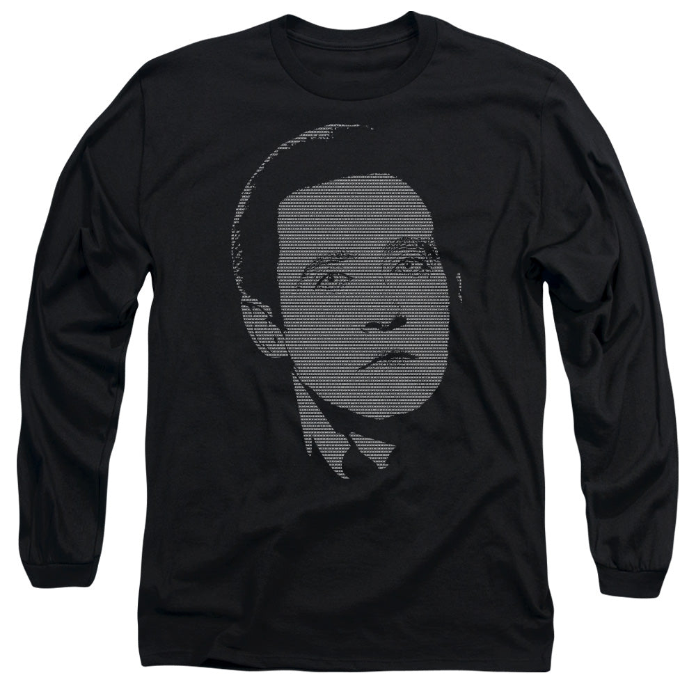 Star Trek Datas Data Mens Long Sleeve Shirt Black Officially Licensed Officially Licensed