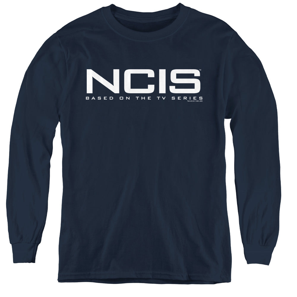 Ncis Logo Long Sleeve Kids Youth T Shirt Navy Officially Licensed