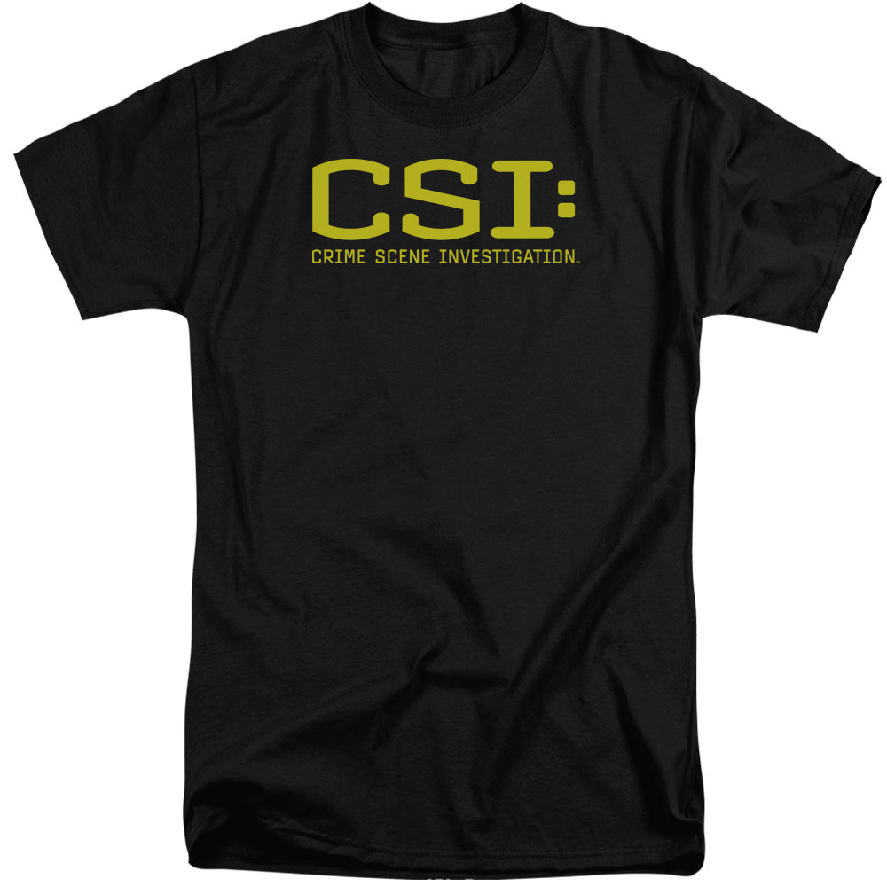 Csi Logo Mens Tall T Shirt Black Officially Licensed