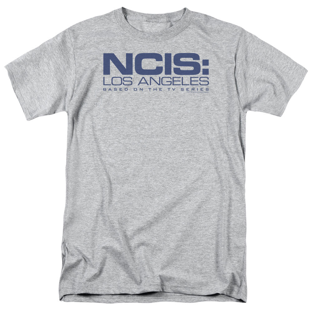 Ncis La Logo Mens T Shirt Athletic Heather Officially Licensed