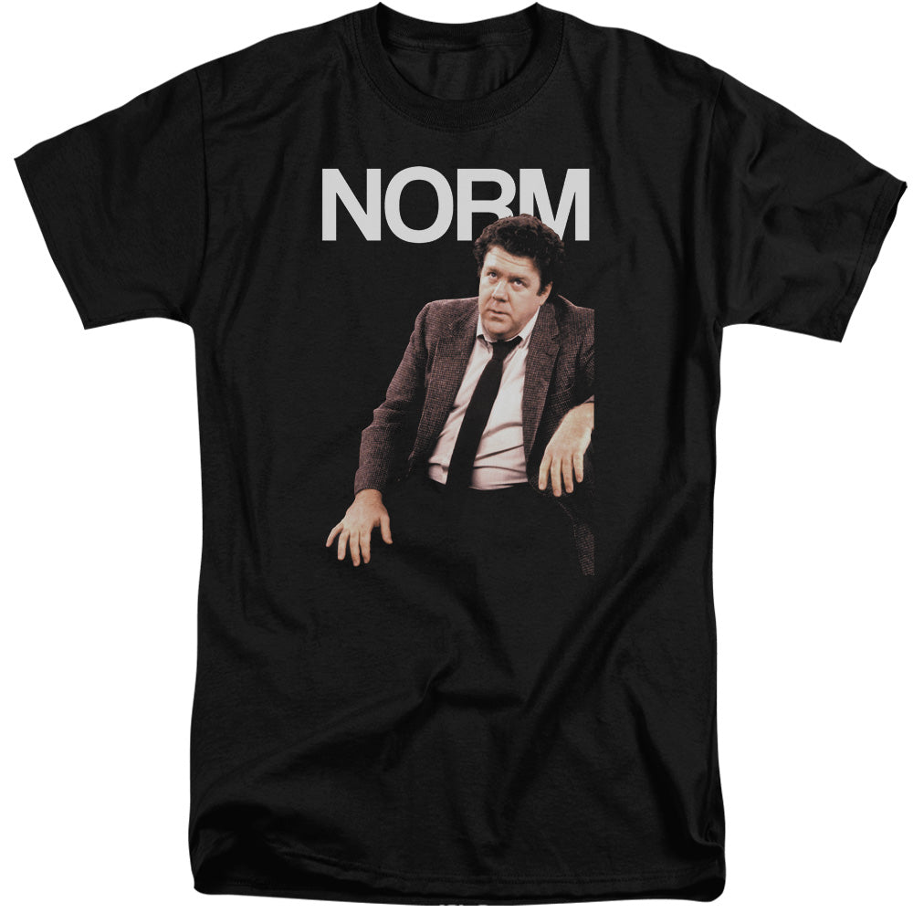 Cheers Norm Mens Tall T Shirt Black Officially Licensed