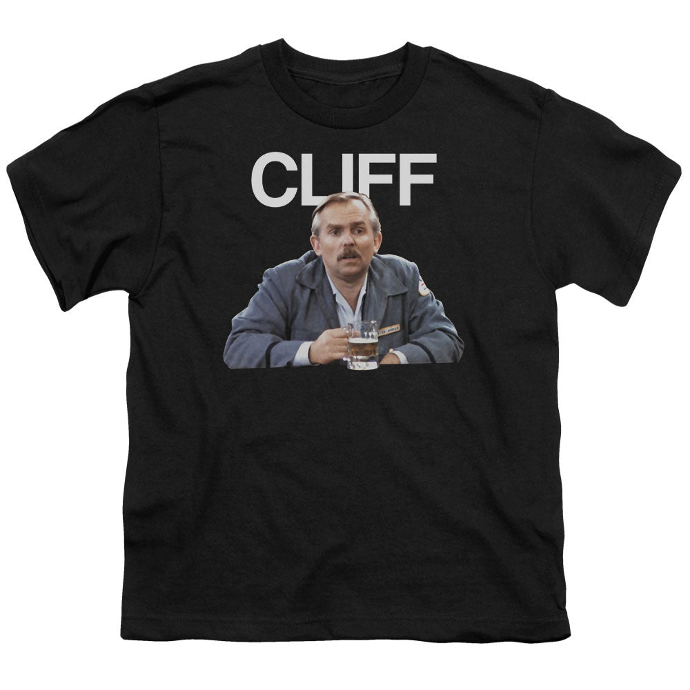 Cheers Cliff Kids Youth T Shirt Black Officially Licensed