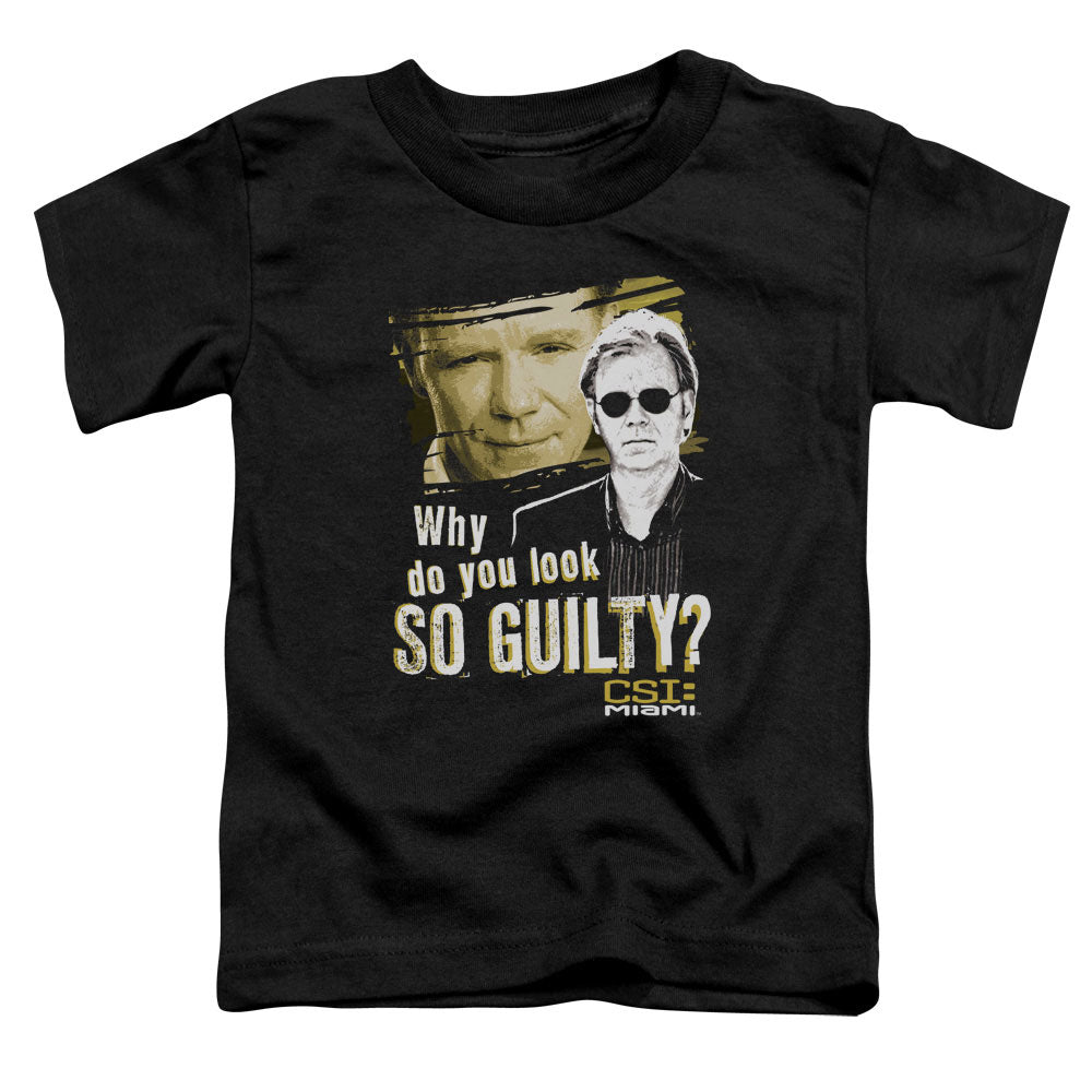 Csi Miami So Guilty Toddler Kids Youth T Shirt Black Officially Licensed