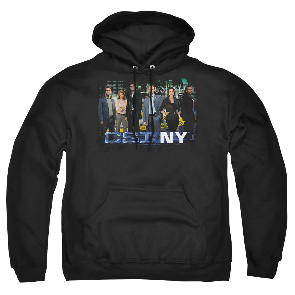 Csi Ny Cast Mens Hoodie Black Officially Licensed