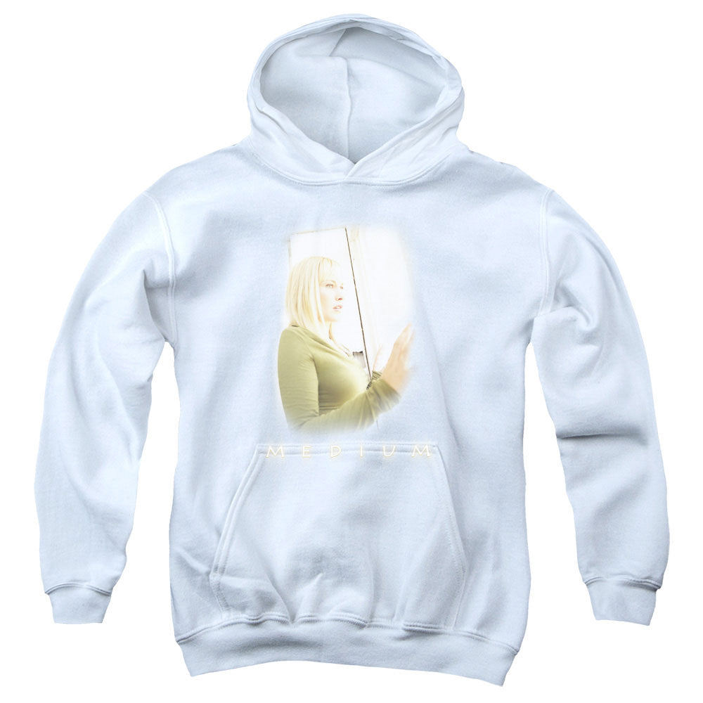 Medium White Light Kids Youth Hoodie White Officially Licensed