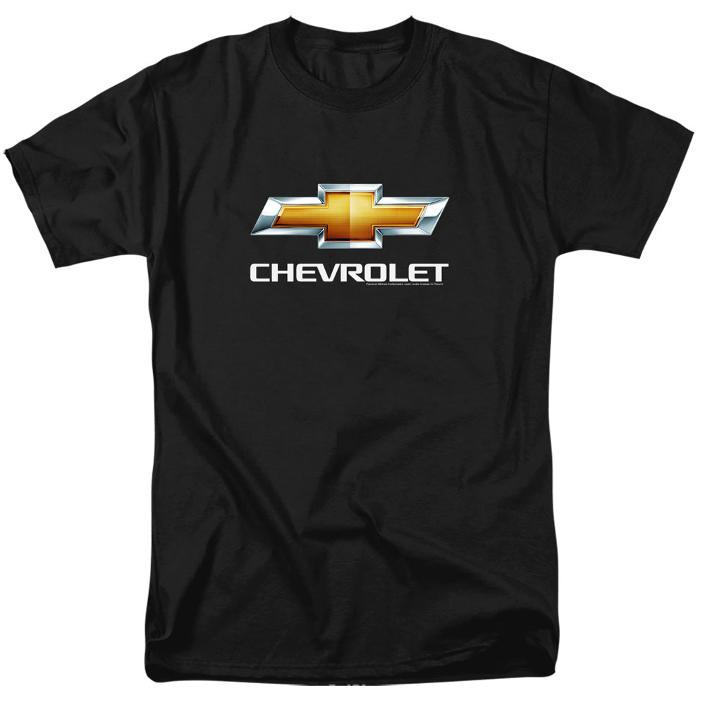 Chevrolets Chevy Bowtie Stacked Mens T Shirt Black Officially Licensed