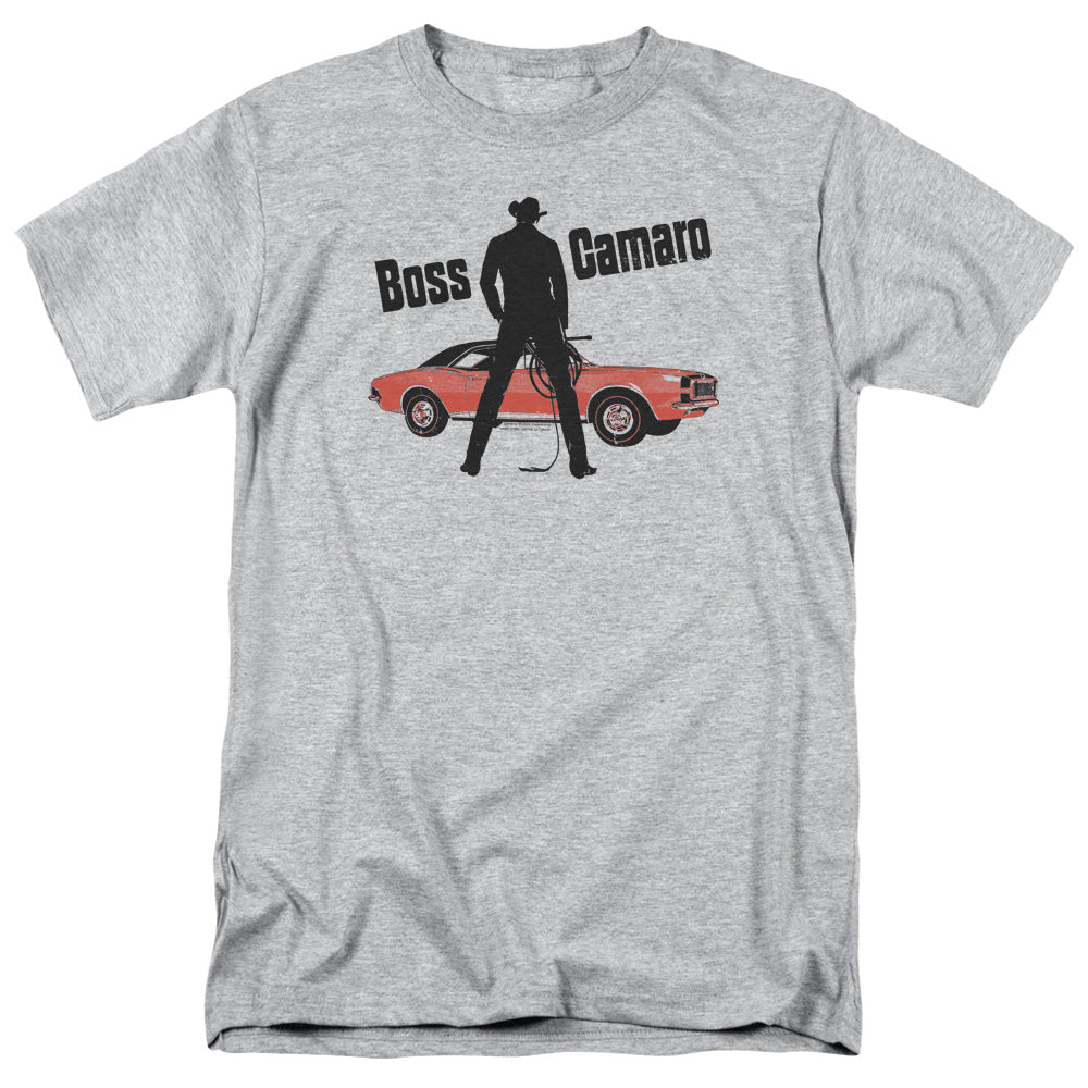 Chevrolet Boss Mens T Shirt Athletic Heather Officially Licensed
