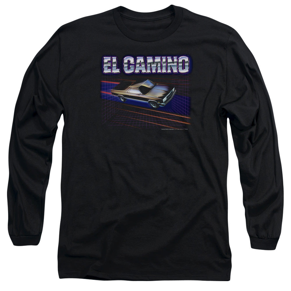 Chevrolet El Camino 85 Mens Long Sleeve Shirt Black Officially Licensed Officially Licensed