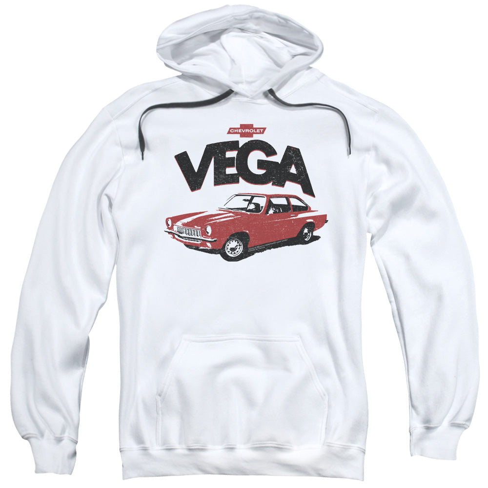 Chevrolet Rough Vega Mens Hoodie White Officially Licensed