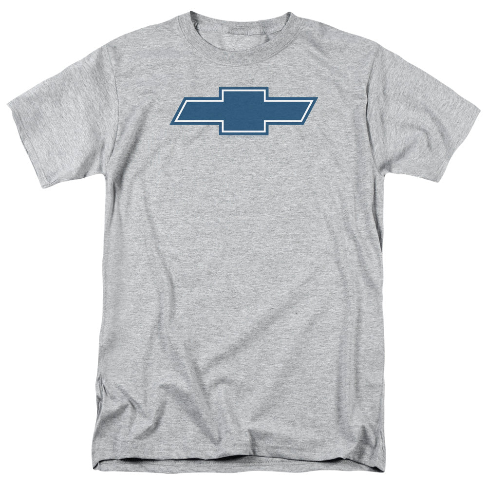 Chevrolet Simple Vintage Bowtie Mens T Shirt Athletic Heather Officially Licensed