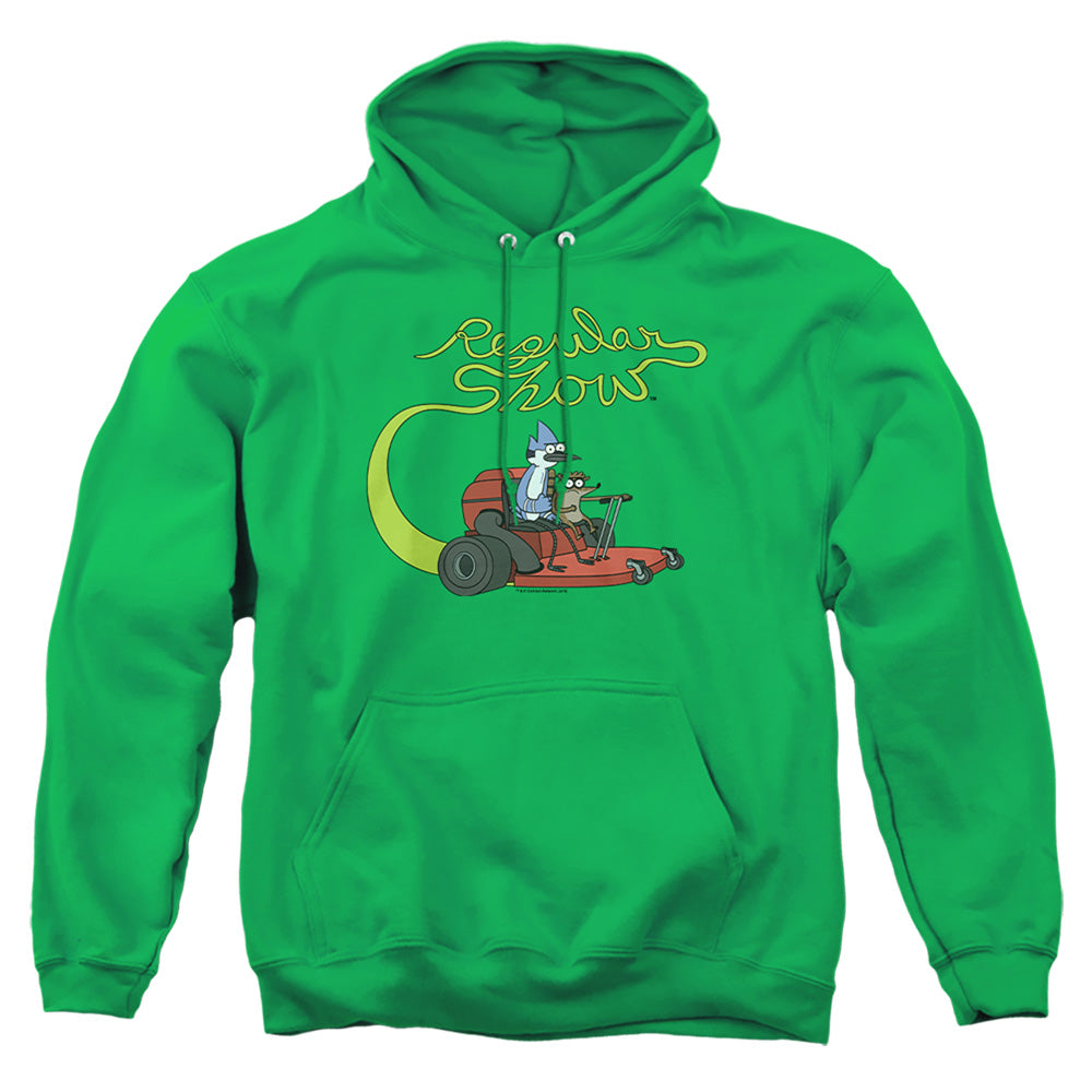 Regular Show Mower Mens Hoodie Kelly Green