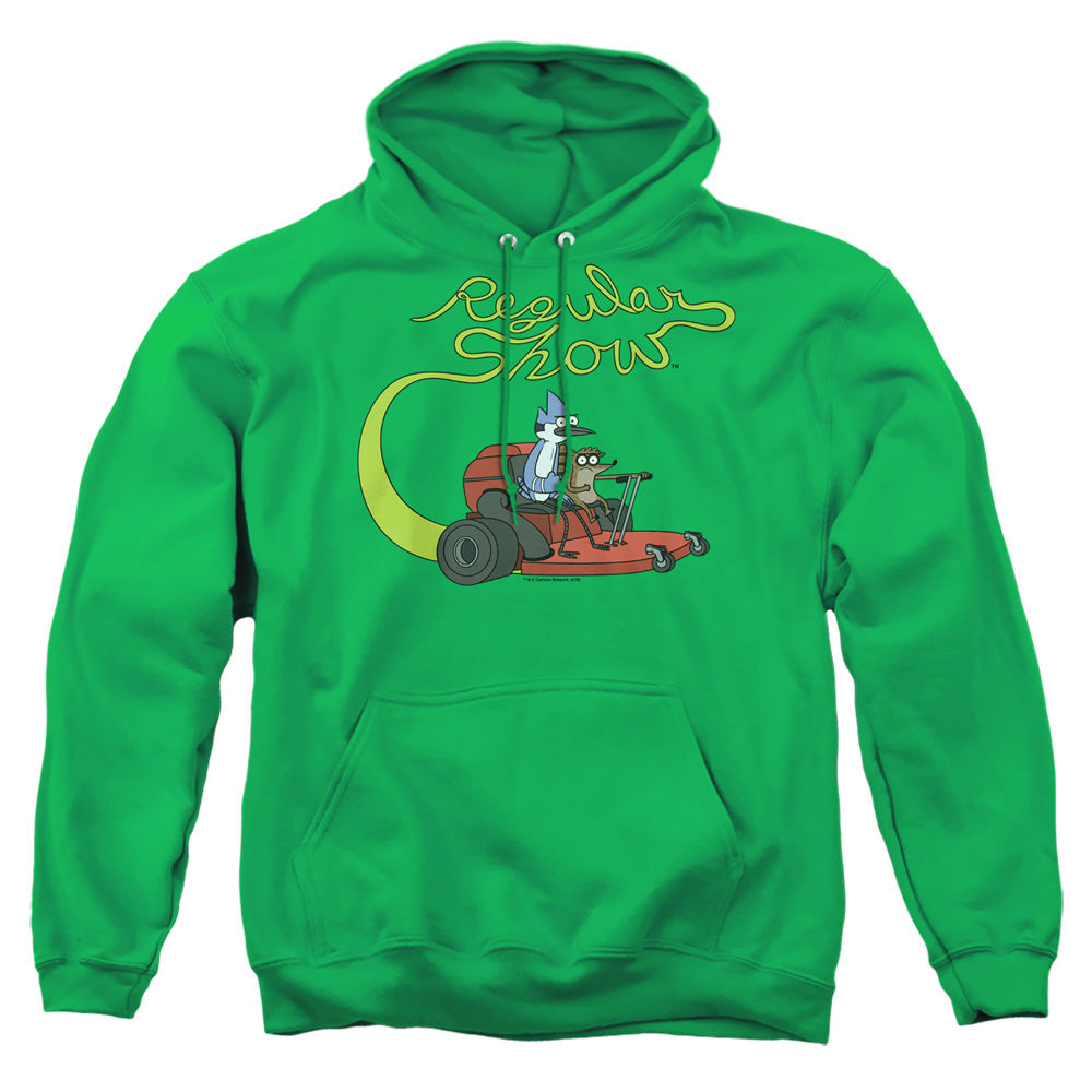 Regular Show Mower Mens Hoodie Kelly Green