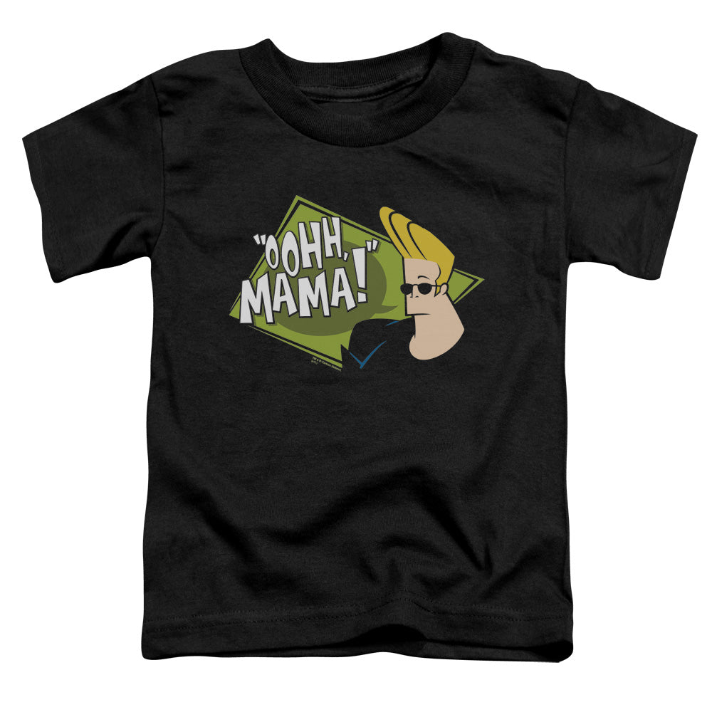 Johnny Bravo Oohh Mama Toddler Kids Youth T Shirt Black Officially Licensed