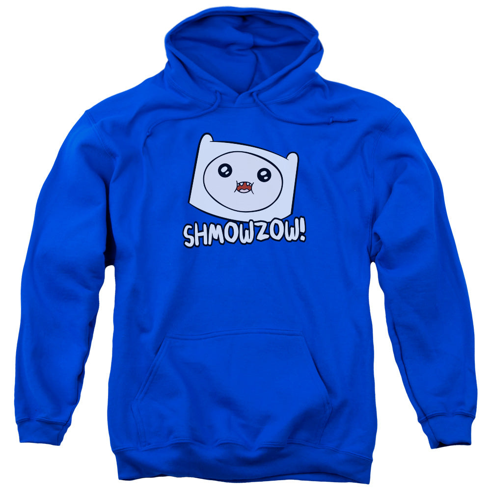 Adventure Time Shmowzow Mens Hoodie Royal Blue Officially Licensed