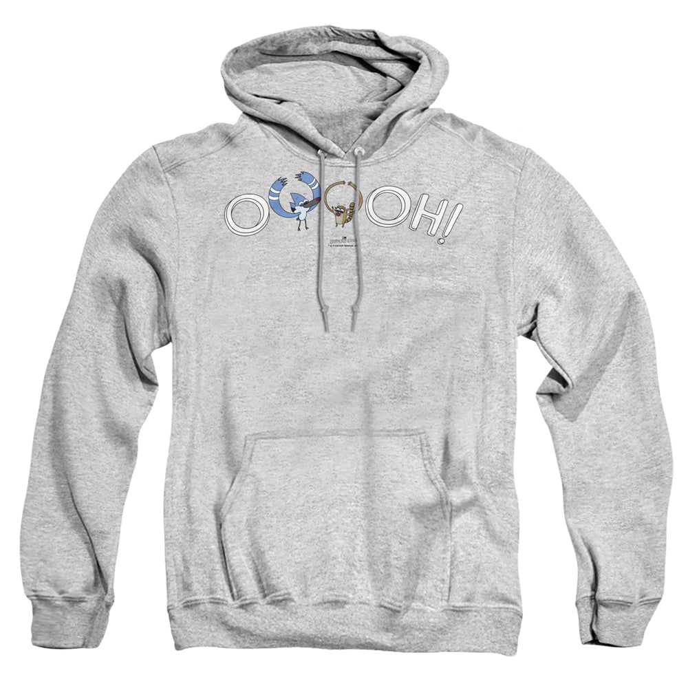 The Regular Show Ooooh Mens Hoodie Athletic Heather Officially Licensed