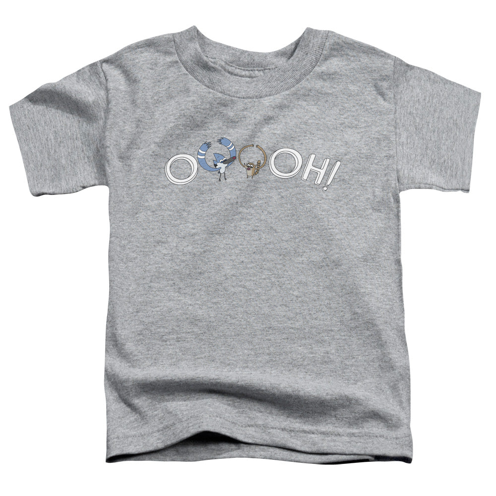 The Regular Show Ooooh Toddler Kids Youth T Shirt Athletic Heather Officially Licensed