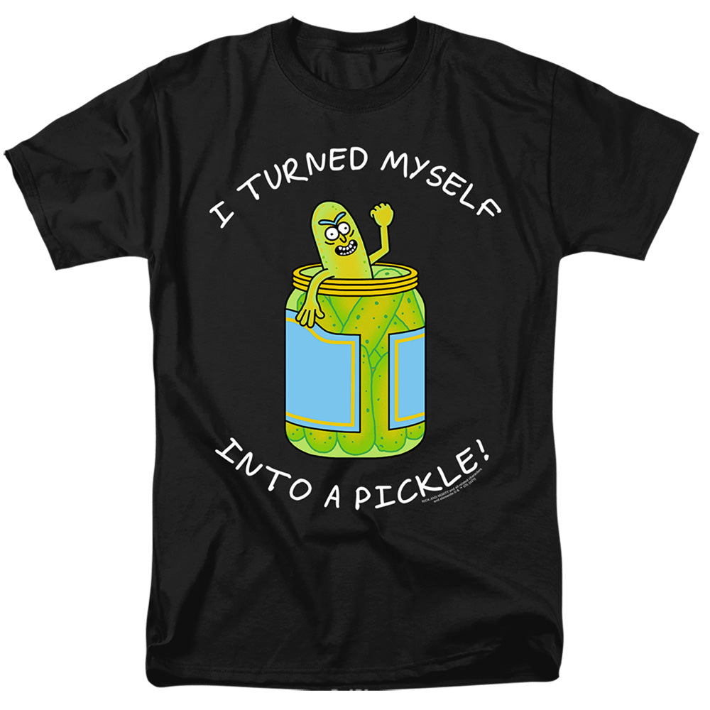 Rick And Morty Turned Myself Into A Pickle Mens T Shirt Black