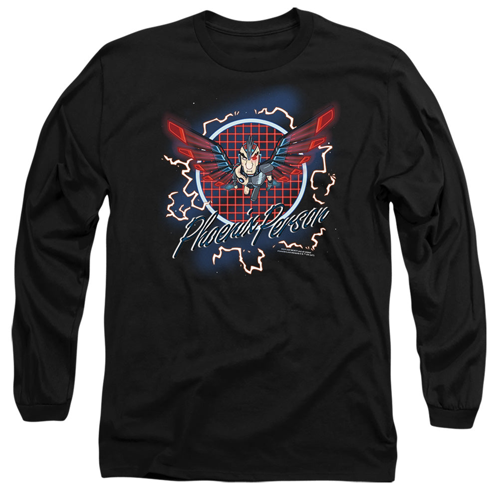 Rick And Morty Turned Myself Into A Pickle Mens Long Sleeve Shirt Black