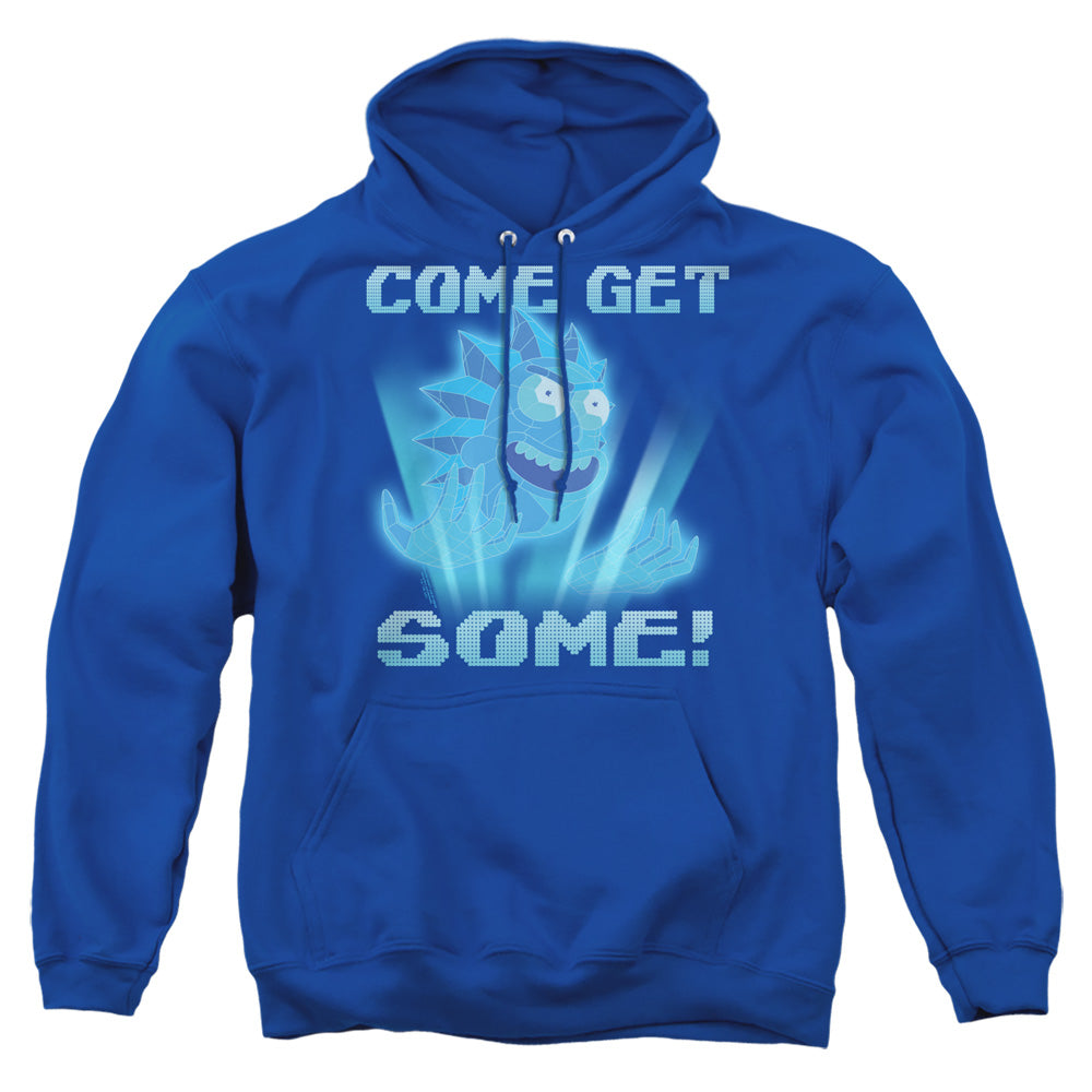 Rick And Morty Come Get Some Mens Hoodie Royal Blue