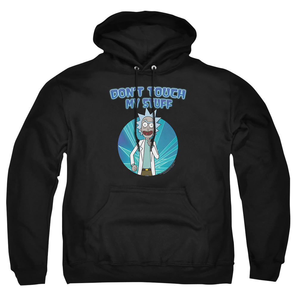 Rick And Morty Don'T Touch Mens Hoodie Black