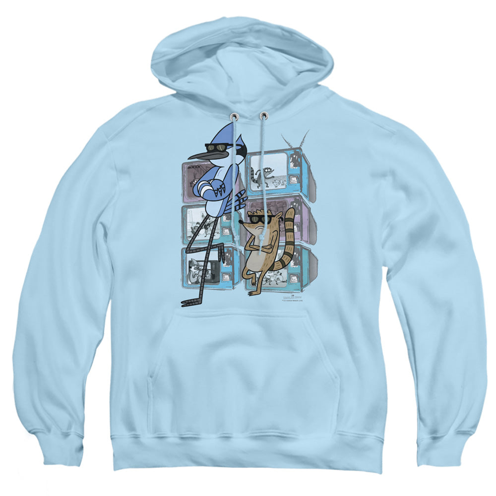 Regular Show Tv Too Cool Mens Hoodie Light Blue