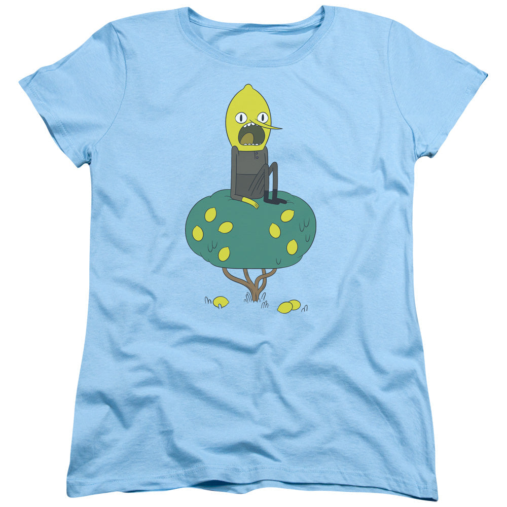 Adventure Time Lemongrab Womens T Shirt Light Blue Officially Licensed