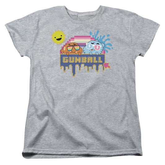 Amazing World of Gumball Sunshine Womens T Shirt Athletic Heather Officially Licensed