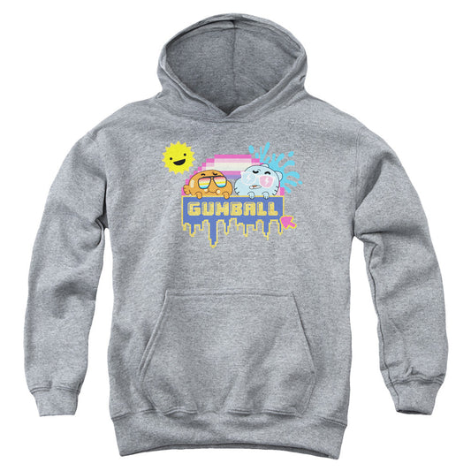 Amazing World of Gumball Sunshine Kids Youth Hoodie Athletic Heather Officially Licensed