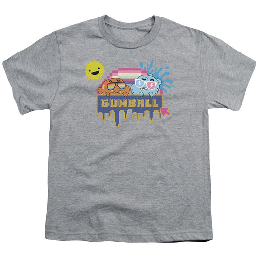 Amazing World of Gumball Sunshine Kids Youth T Shirt Athletic Heather Officially Licensed