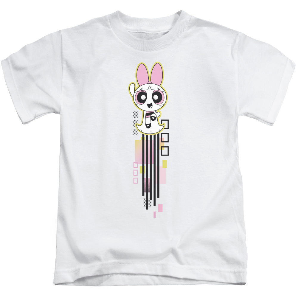 Powerpuff Girls Blossom Streak Juvenile Kids Youth T Shirt White Officially Licensed