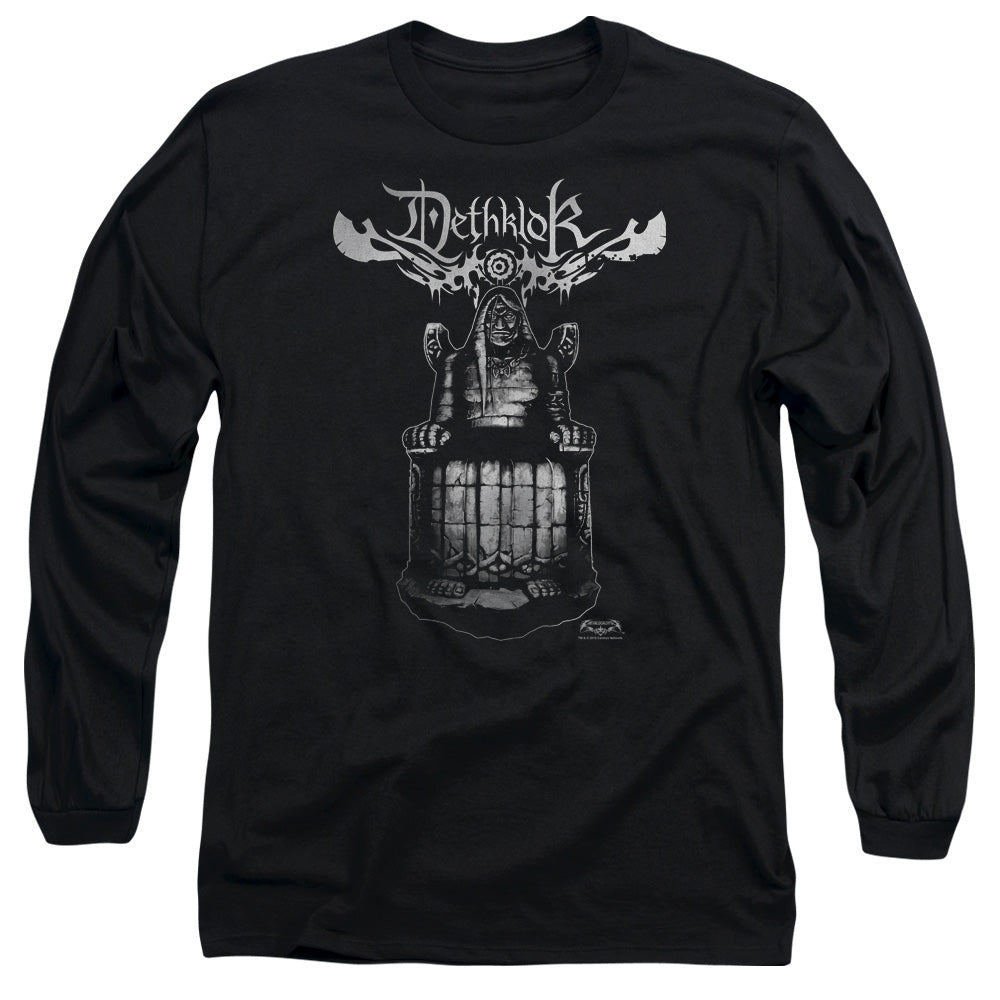 Metalocalypse Statue Mens Long Sleeve Shirt Black Officially Licensed