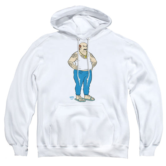Aqua Teen Hunger Force Carl Mens Hoodie White Officially Licensed