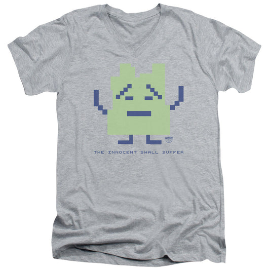 Aqua Teen Hunger Force Inignokt Mens Slim Fit V Neck T Shirt Athletic Heather Officially Licensed
