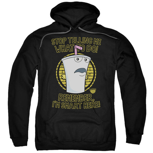 Aqua Teen Hunger Force Stop Mens Hoodie Black Officially Licensed