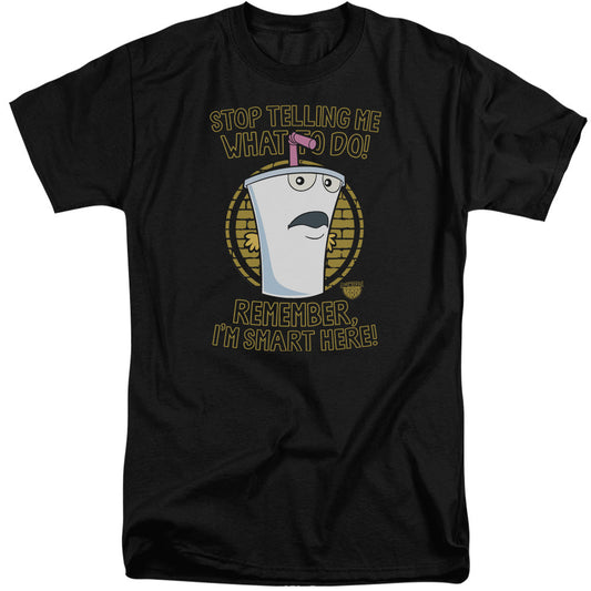 Aqua Teen Hunger Force Stop Mens Tall T Shirt Black Officially Licensed
