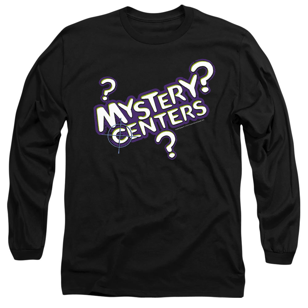 Dubble Bubble Mystery Centers Mens Long Sleeve Shirt Black Officially Licensed Officially Licensed