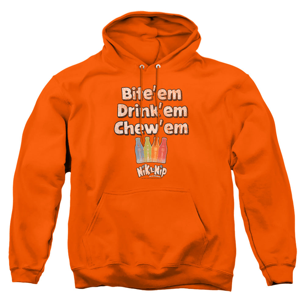 Dubble Bubble Bite Drink Chew Mens Hoodie Orange Officially Licensed