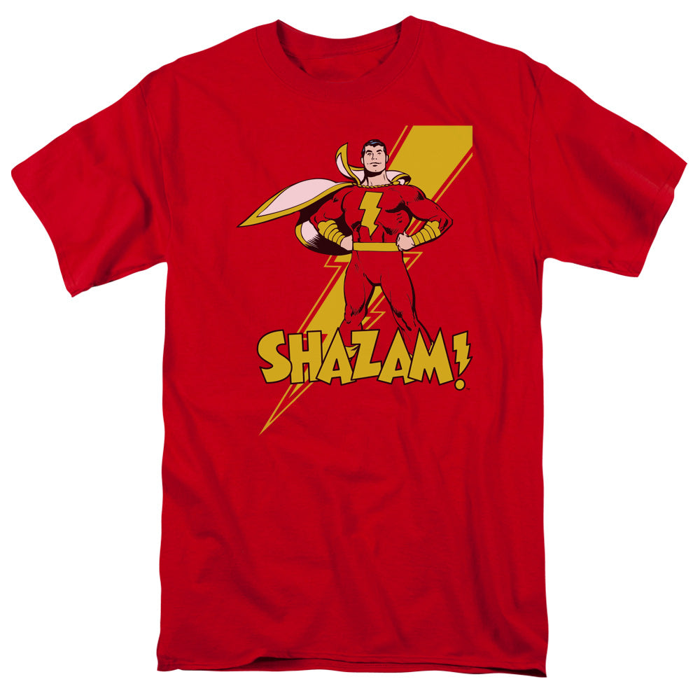 Dc Shazam Shazam Mens T Shirt Red Officially Licensed