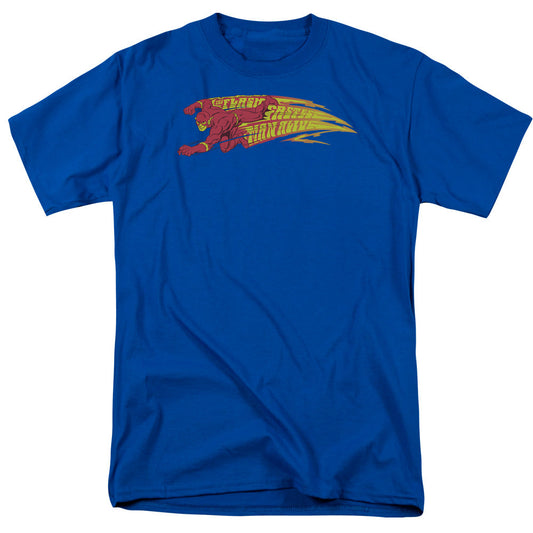 DC Comics Flash Fastest Man Alive Mens T Shirt Royal Blue Officially Licensed