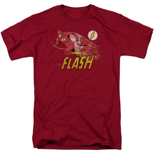 DC Comics Flash Crimson Comet Mens T Shirt Cardinal Officially Licensed