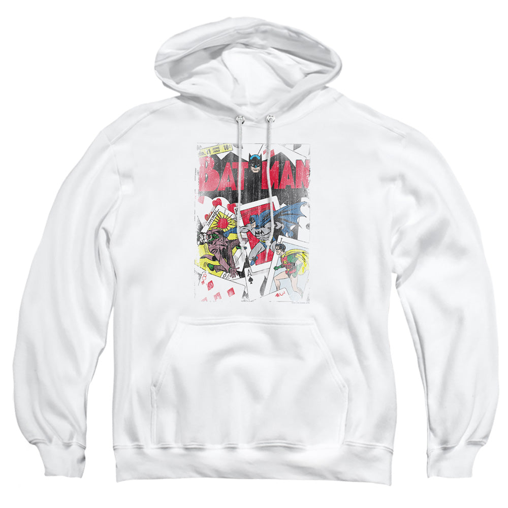 Dc Number 11 Distressed Mens Hoodie White Officially Licensed