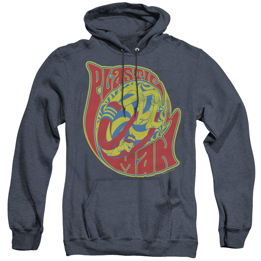 Dc How I Roll Heather Mens Hoodie Navy Officially Licensed